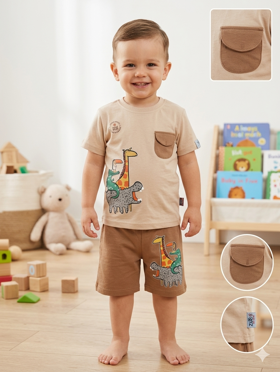 ERKEK BEBE YAZLIK PENYE TAKIM