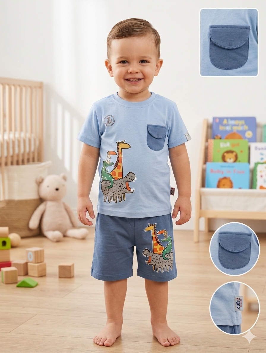 ERKEK BEBE YAZLIK PENYE TAKIM