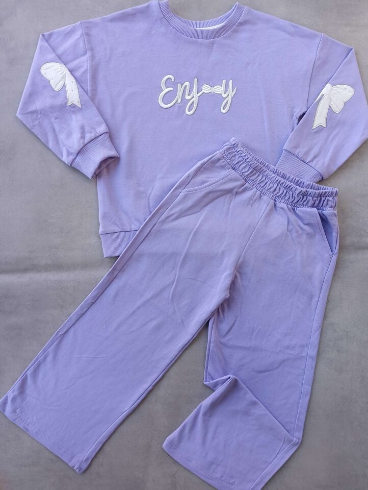 NAKIŞLI MEVSİMLİK KIZ ÇOCUK TAKIMI