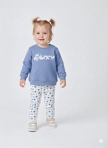 MEVSİMLK KIZ BEBE TAKIMI