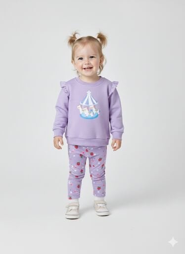 MEVSİMLK KIZ BEBE TAKIMI