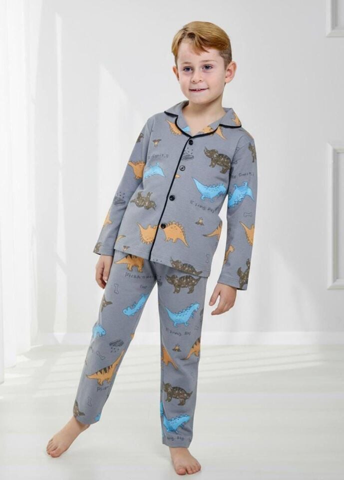 DÜĞMELİ PİJAMA TAKIMI