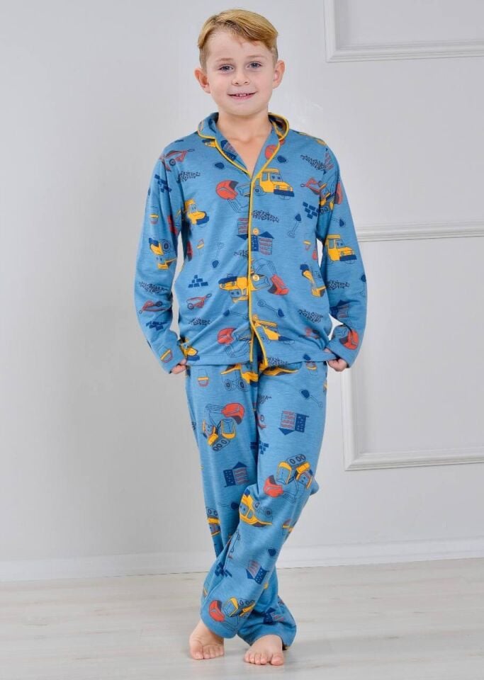 DÜĞMELİ PİJAMA TAKIMI