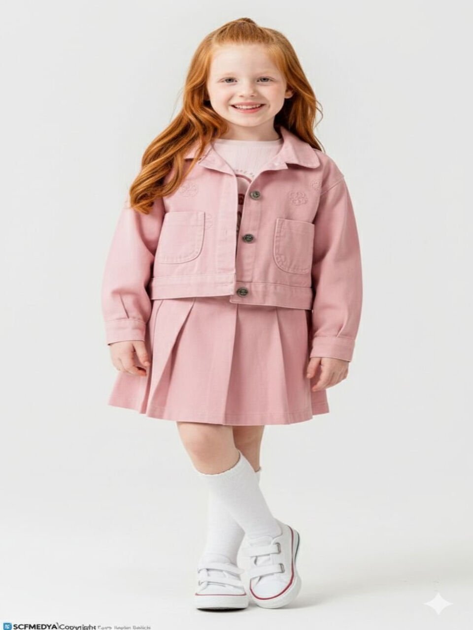 CEKETLİ 3'LÜ KIZ ÇOCUK TAKIMI