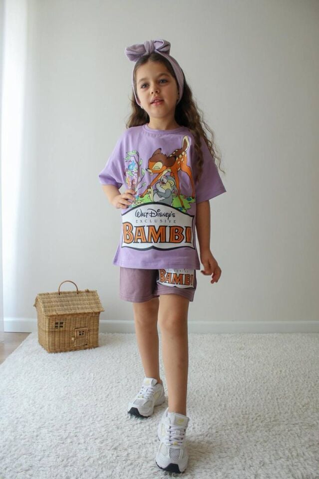 BAMBİ BASKILI YAZLIK PENYE TAKIM