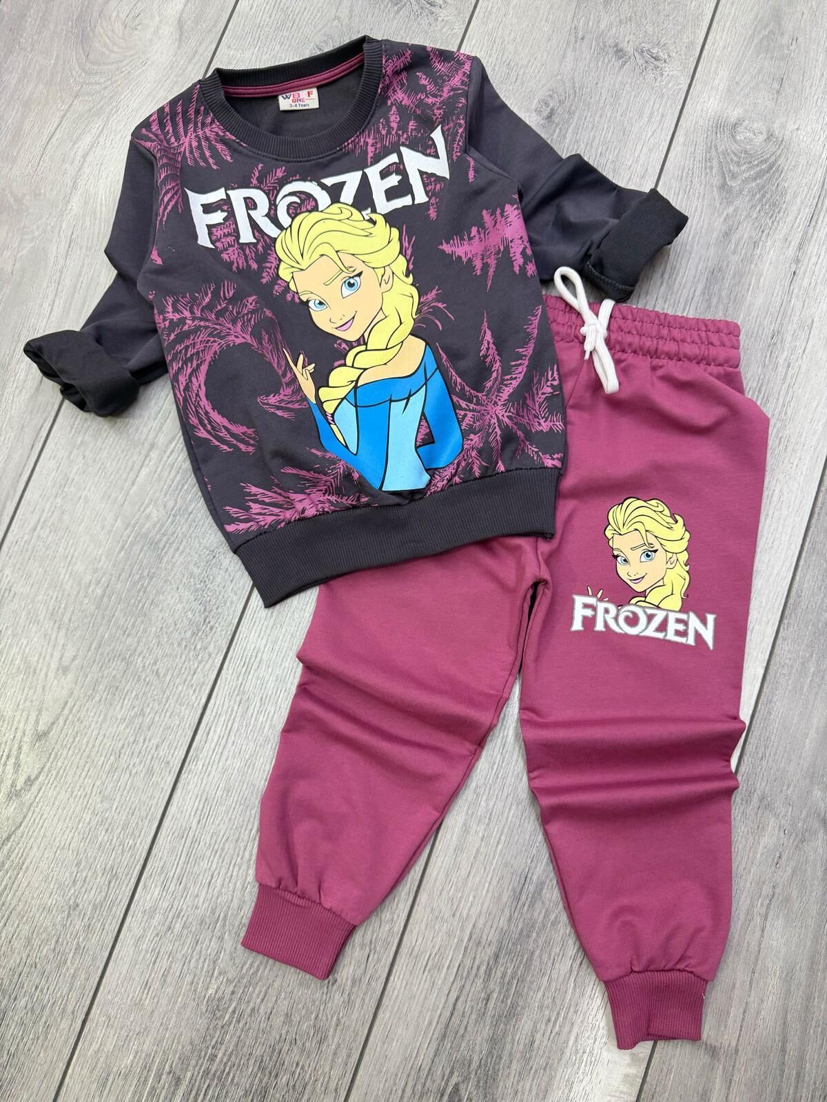 ELSA BASKILI MEVSİMLİK KIZ ÇOCUK TAKIM