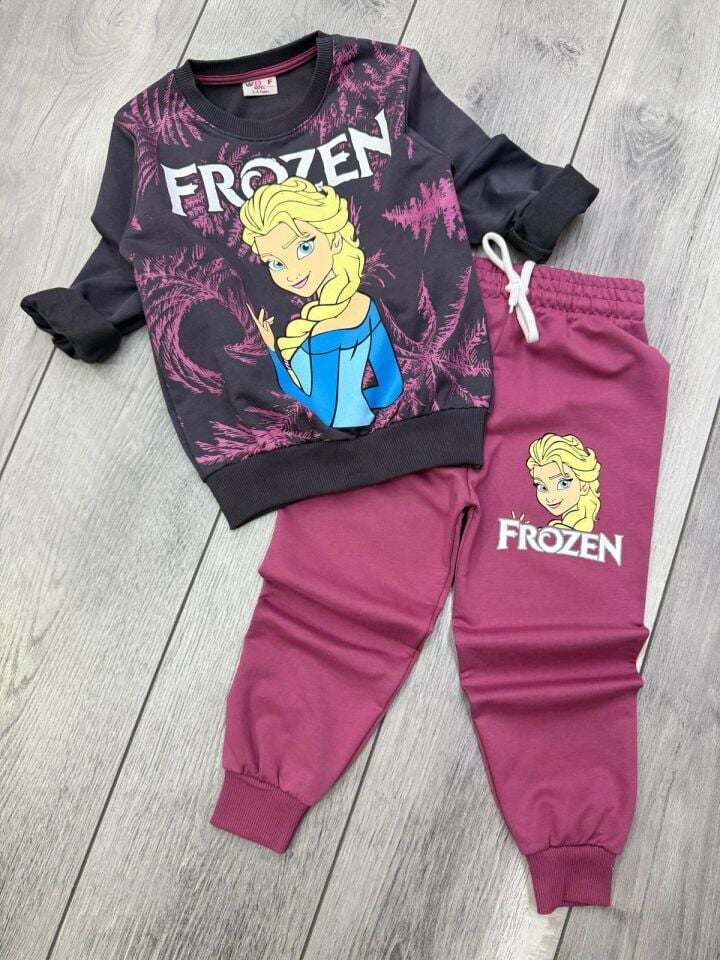 ELSA BASKILI MEVSİMLİK KIZ ÇOCUK TAKIM