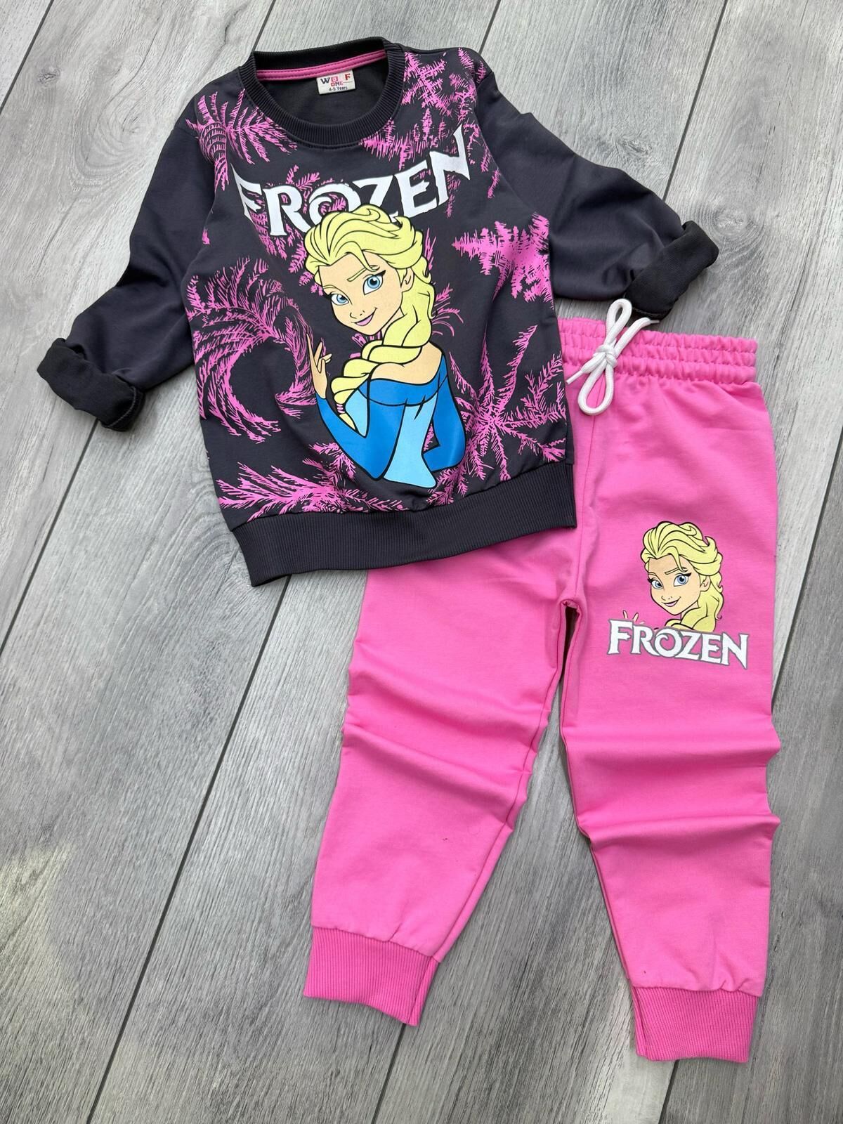 ELSA BASKILI MEVSİMLİK KIZ ÇOCUK TAKIM