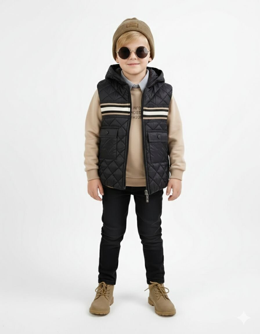 ERKEK 4'LÜ KOMBİN (GÖMLEK-SWET-YELEK- PANTOLON)