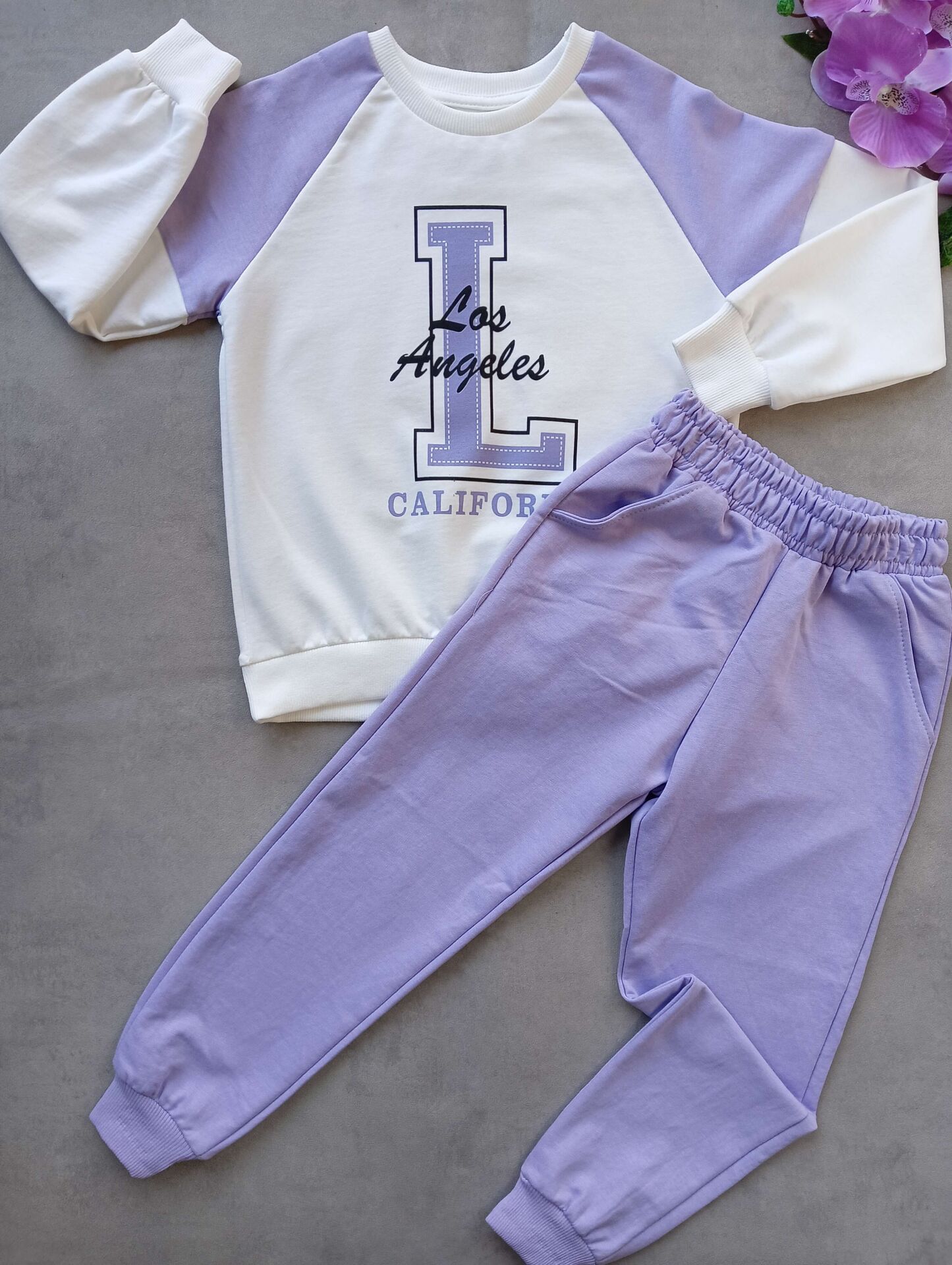 CALİFORNIA BASKILI MEVSİMLİK KIZ TAKIMI