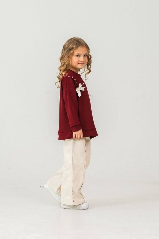 OYSHO KUMAŞ SWET VE GABARDİN KUMAŞ PONTOLONLU TAKIM