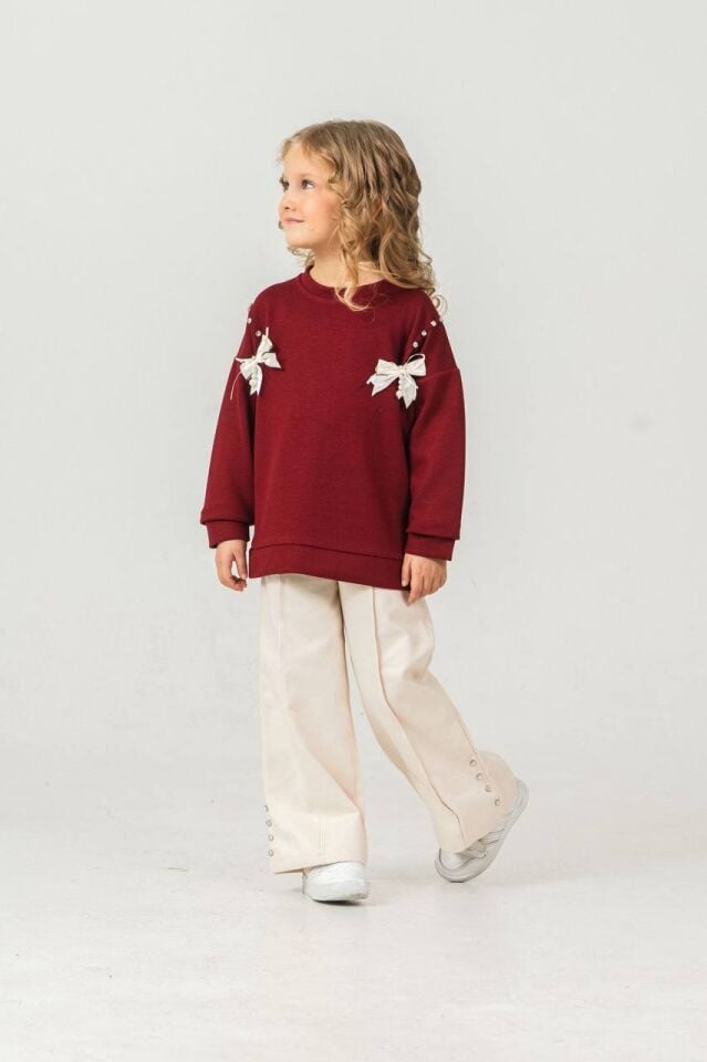 OYSHO KUMAŞ SWET VE GABARDİN KUMAŞ PONTOLONLU TAKIM