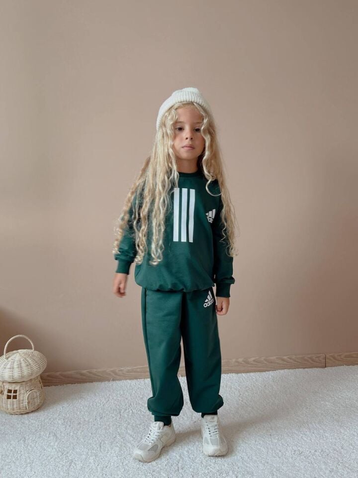 ADİDAS BASKILI MEVSİMLİK KIZ TAKIMI
