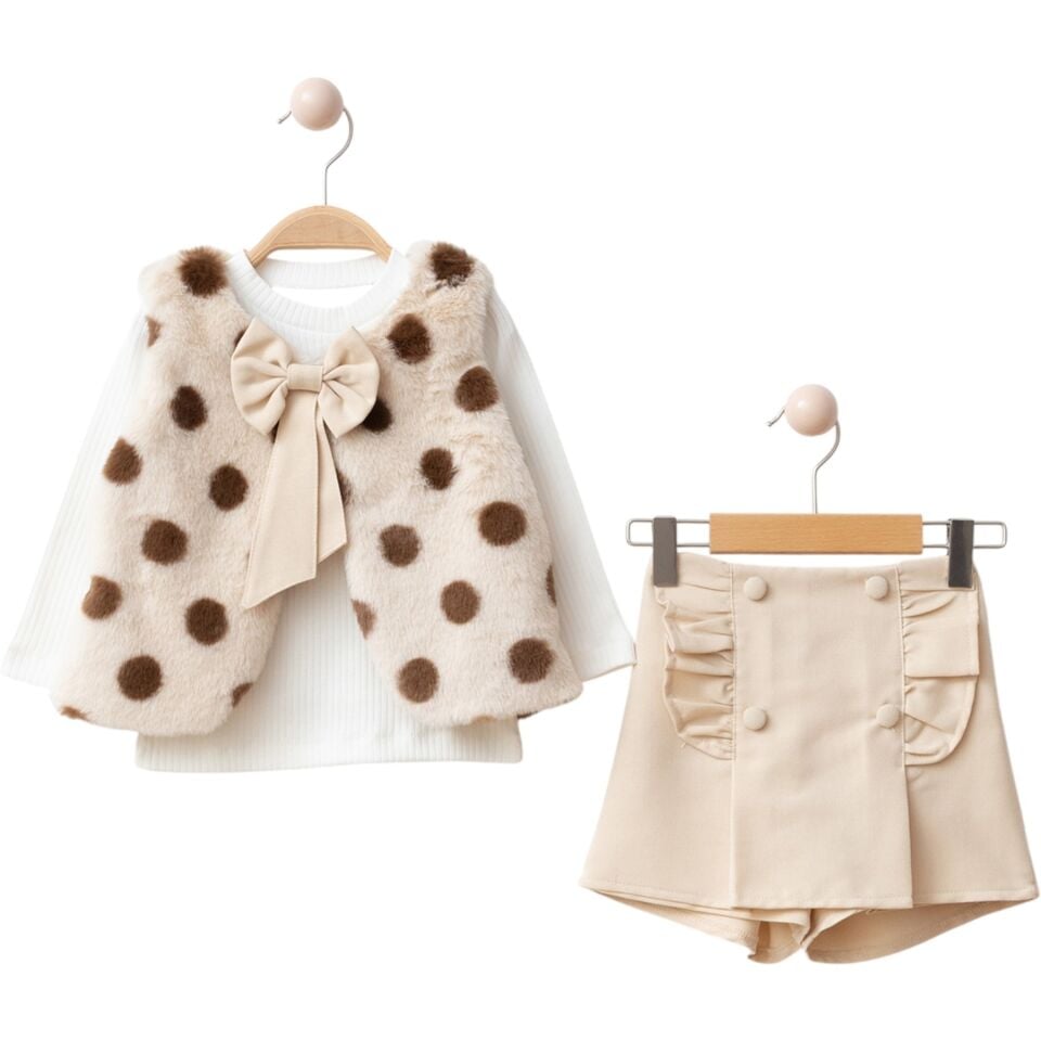 3'LÜ BAYRAMLIK KIZ TAKIMI