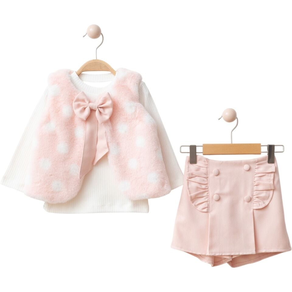 3'LÜ BAYRAMLIK KIZ TAKIMI