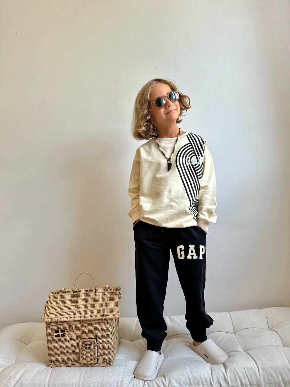 GAP BASKILI MEVSİMLİK ERKEK ÇOCUK TAKIMI