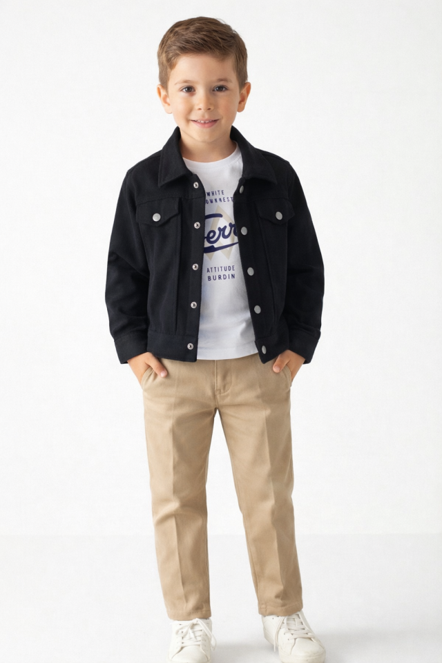 ERKEK ÇOCUK 3'LÜ BAYRAMLIK TAKIM