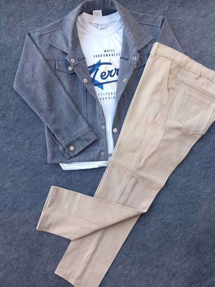 ERKEK ÇOCUK 3'LÜ BAYRAMLIK TAKIM