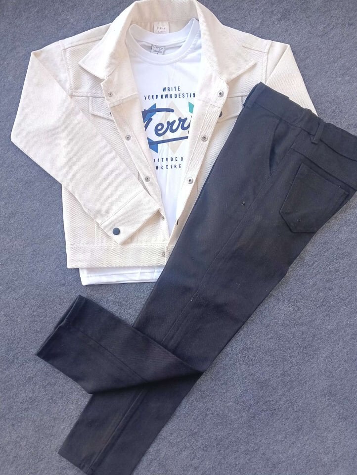 ERKEK ÇOCUK 3'LÜ BAYRAMLIK TAKIM