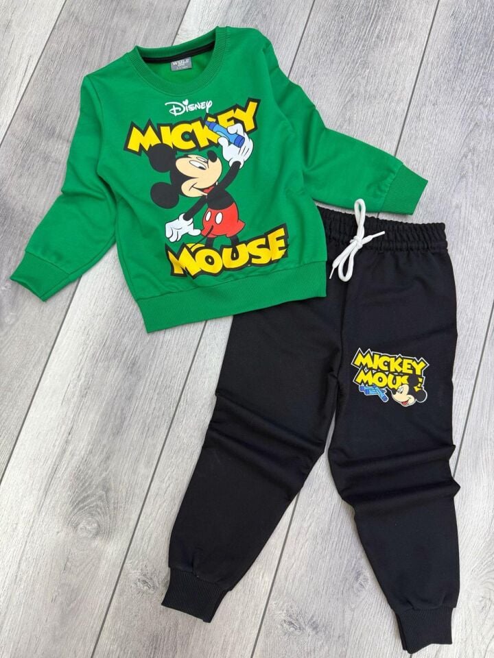 MİCKEY MOUSE BASKILI MEVSİMLİK ERKEK ÇOCUK TAKIMI