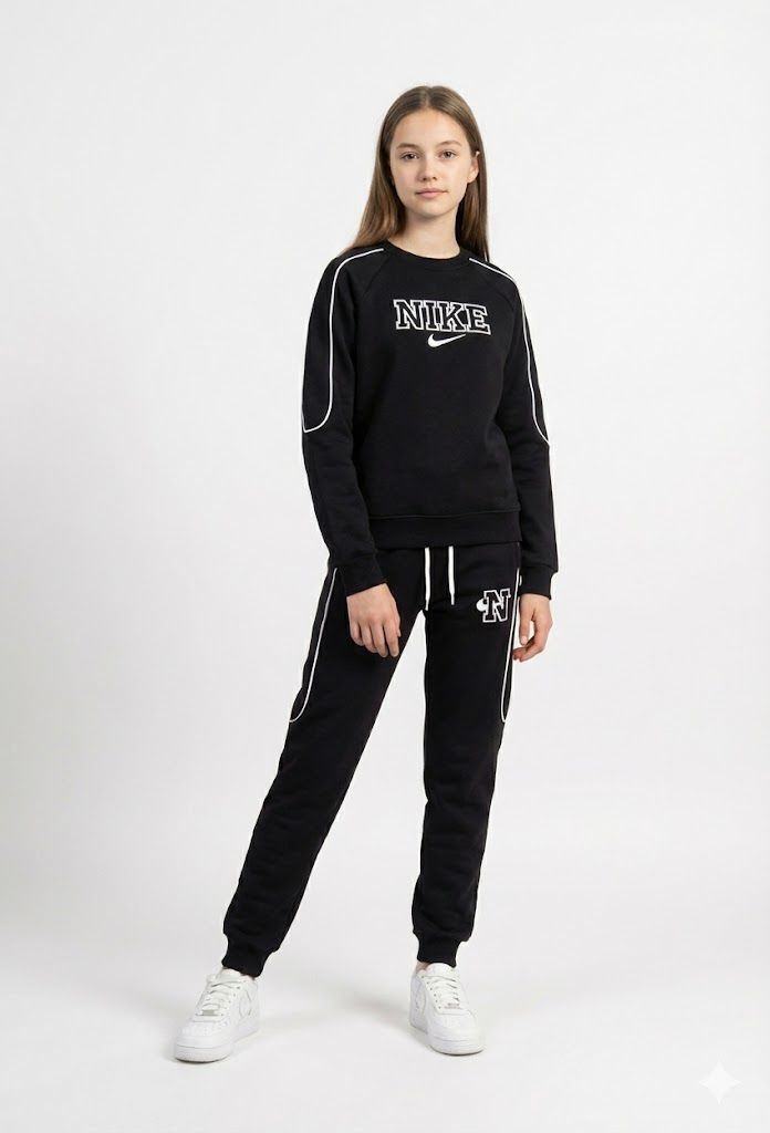 NİKE NAKIŞLI KIŞLIK KIZ ÇOCUK TAKIMI