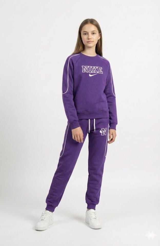 NİKE NAKIŞLI KIŞLIK KIZ ÇOCUK TAKIMI