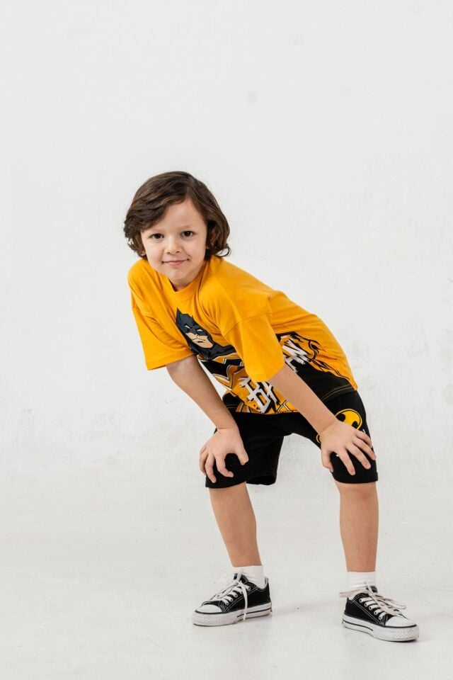 BATMAN BASKILI YAZLIK ŞORTLU TAKIM