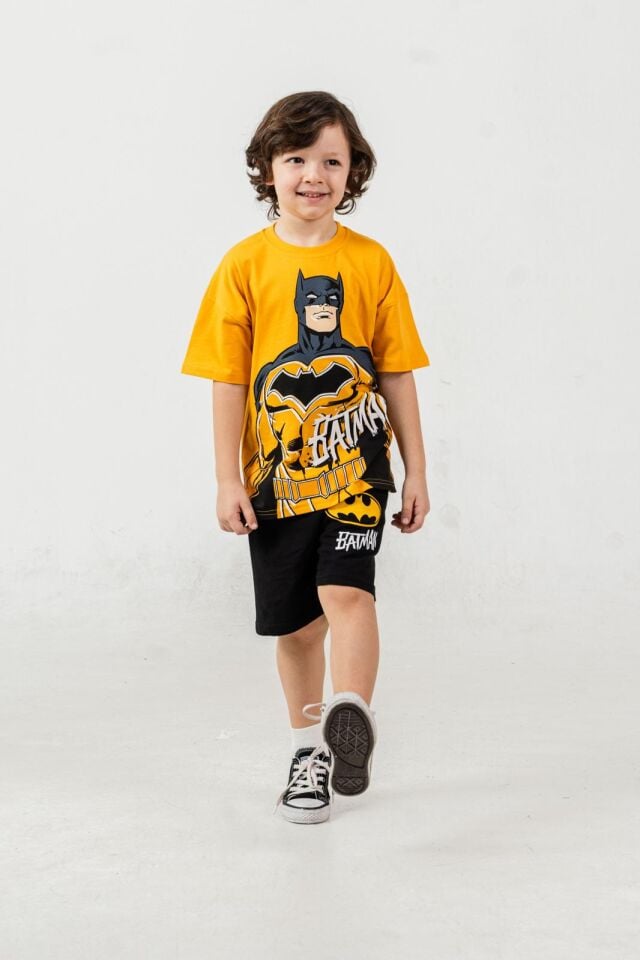 BATMAN BASKILI YAZLIK ŞORTLU TAKIM