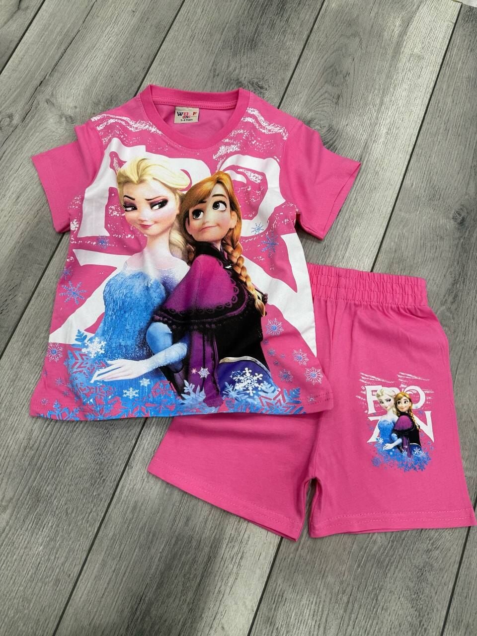 ELSA BASKILI YAZLIK KIZ ÇOCUK TAKIMI