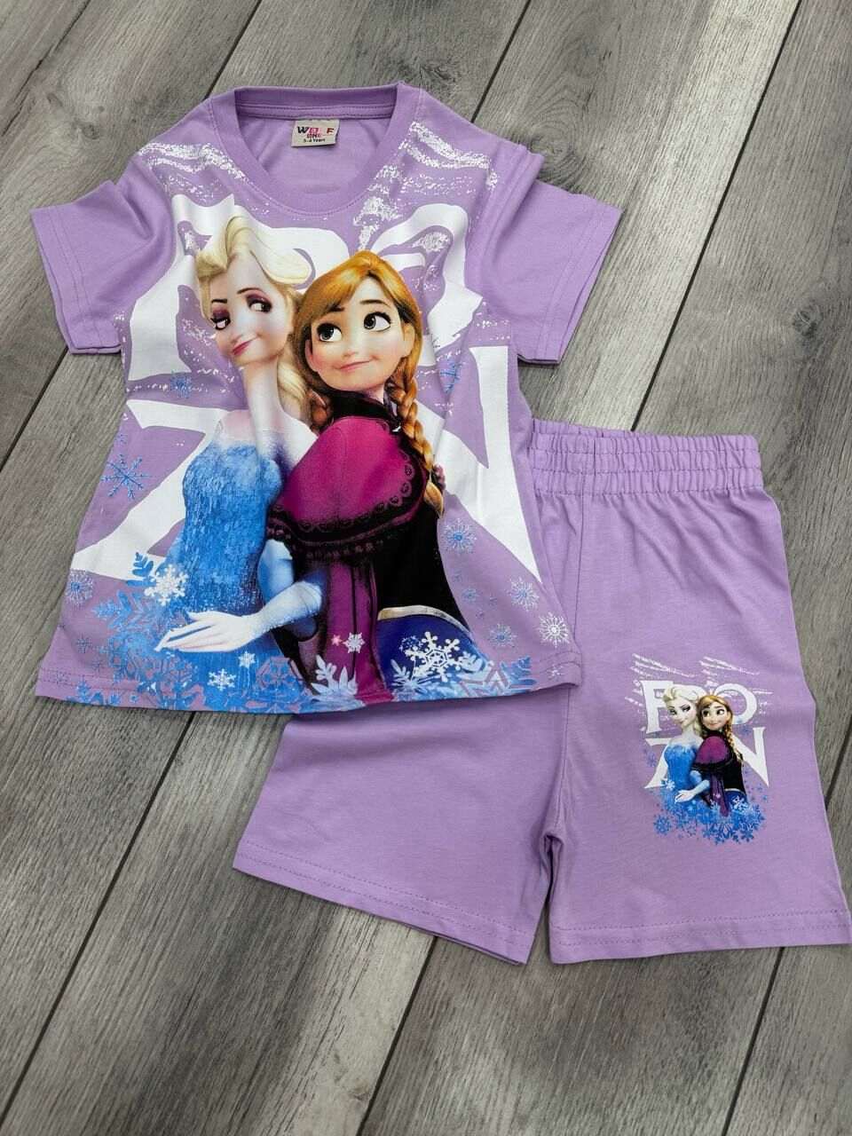 ELSA BASKILI YAZLIK KIZ ÇOCUK TAKIMI