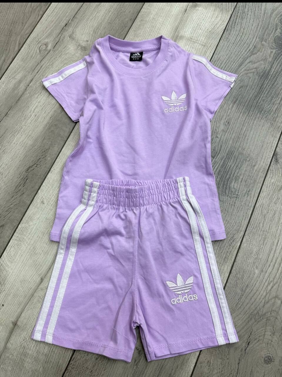ADİDAS NAKIŞLI YAZLIK KIZ ÇOCUK TAKIMI