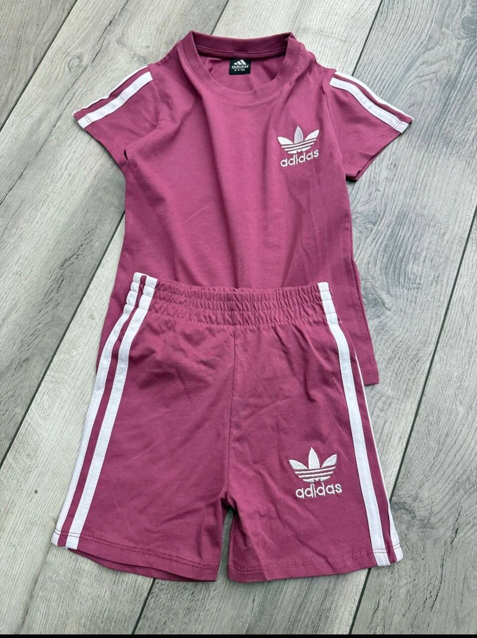 ADİDAS NAKIŞLI YAZLIK KIZ ÇOCUK TAKIMI