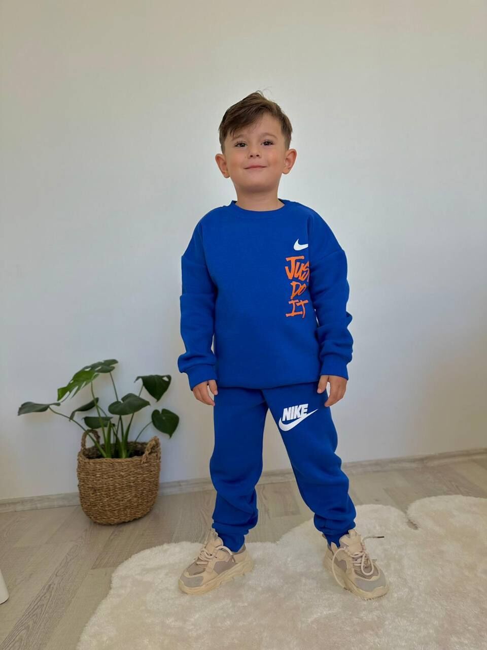 JUST NİKE BASKILI KIŞLIK ERKEK ÇOCUK TAKIMI