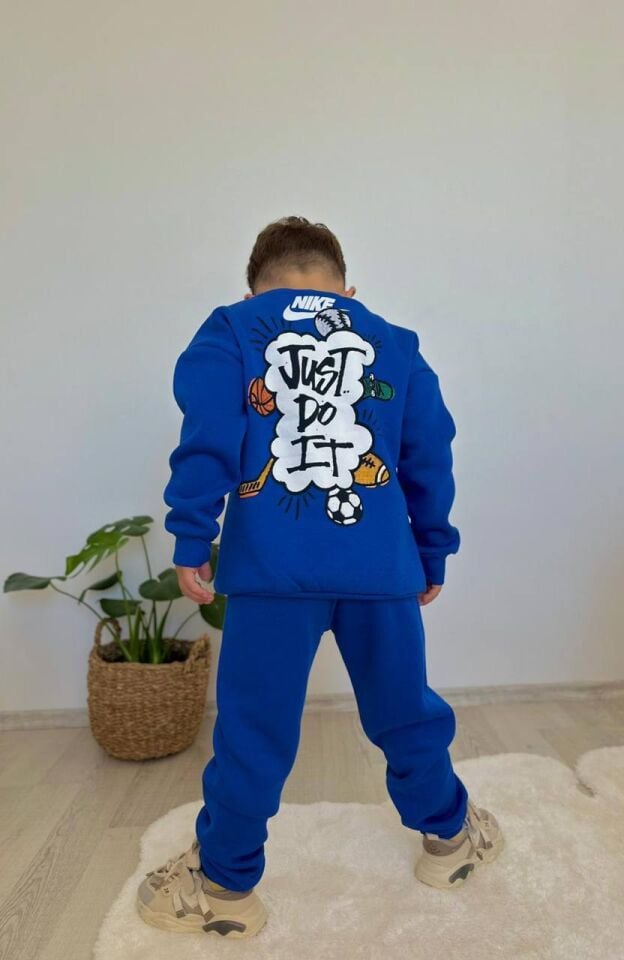 JUST NİKE BASKILI KIŞLIK ERKEK ÇOCUK TAKIMI