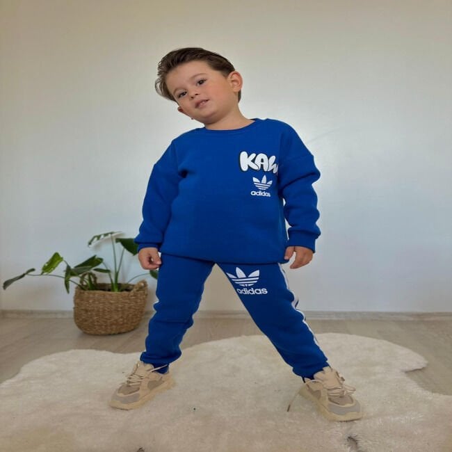 ADİDAS KAWS BASKILI KIŞLIK ERKEK ÇOCUK TAKIMI