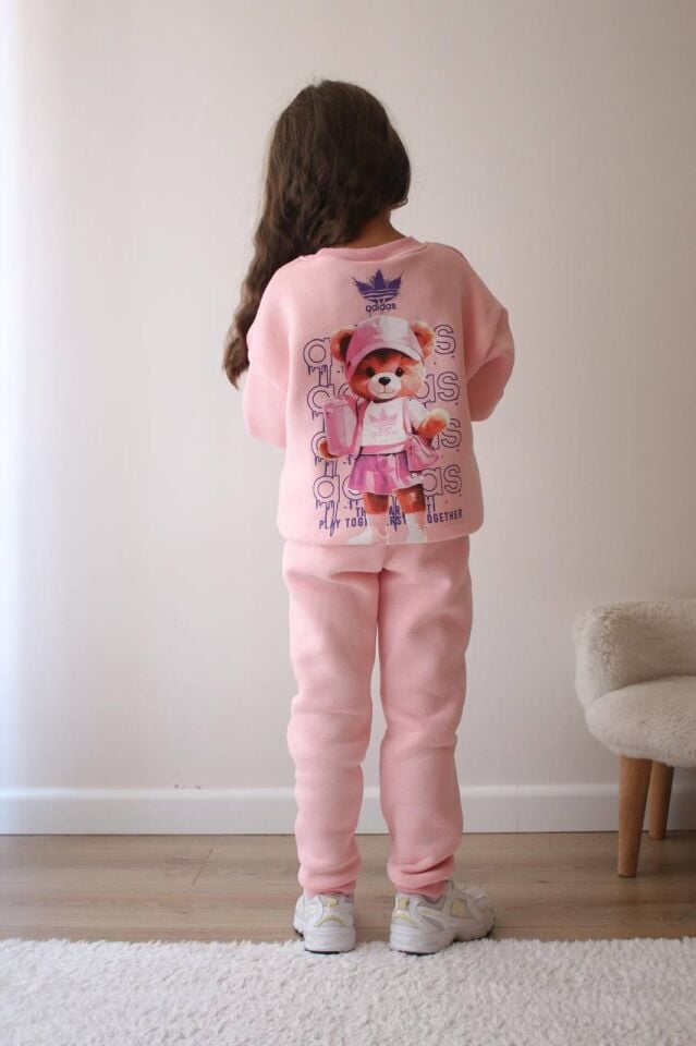 ADİDAS BASKILI KIŞLIK KIZ ÇOCUK TAKIMI