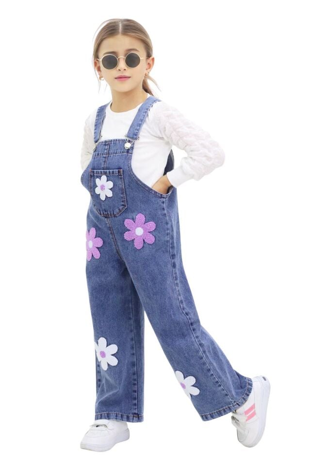 PAPATYA DETAYLI KIZ ÇOCUK KOT SLOPET TAKIMI