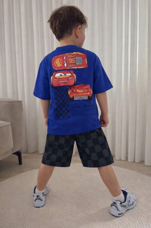 MC QUEEN BASKILI YAZLIK ERKEK ÇOCUK TAKIMI