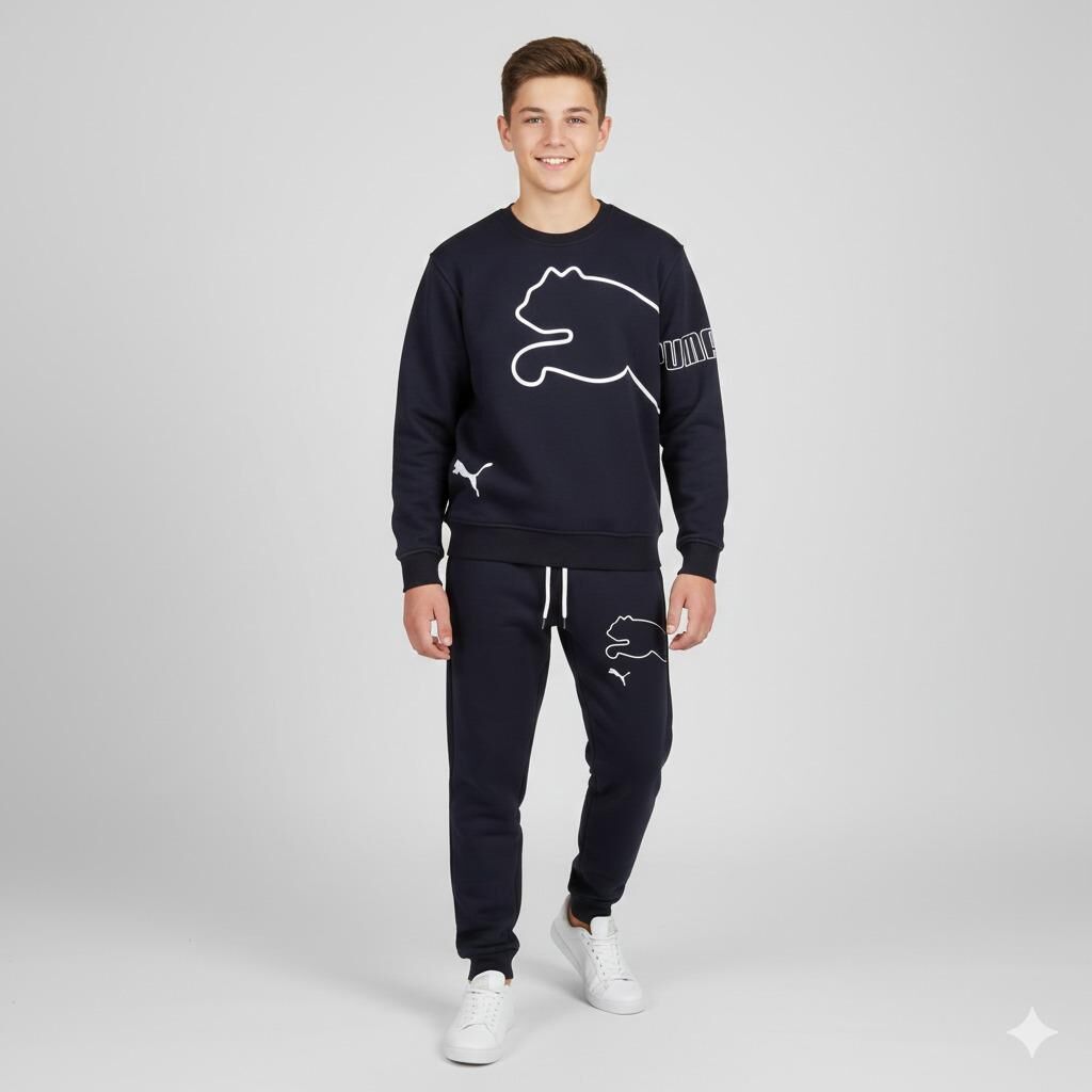 PUMA BASKILI KIŞLIK ERKEK ÇOCUK TAKIMI