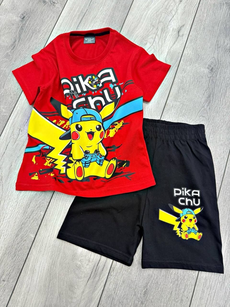 PİKACHU BASKILI YAZLIK ERKEK ÇOCUK TAKIMI