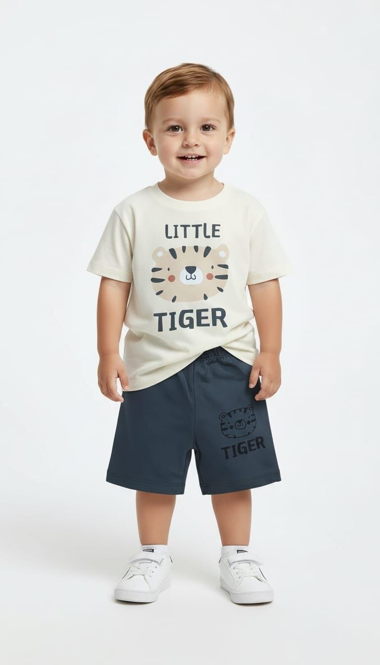 TİGER BASKILI ERKEK BEBE TAKIMI