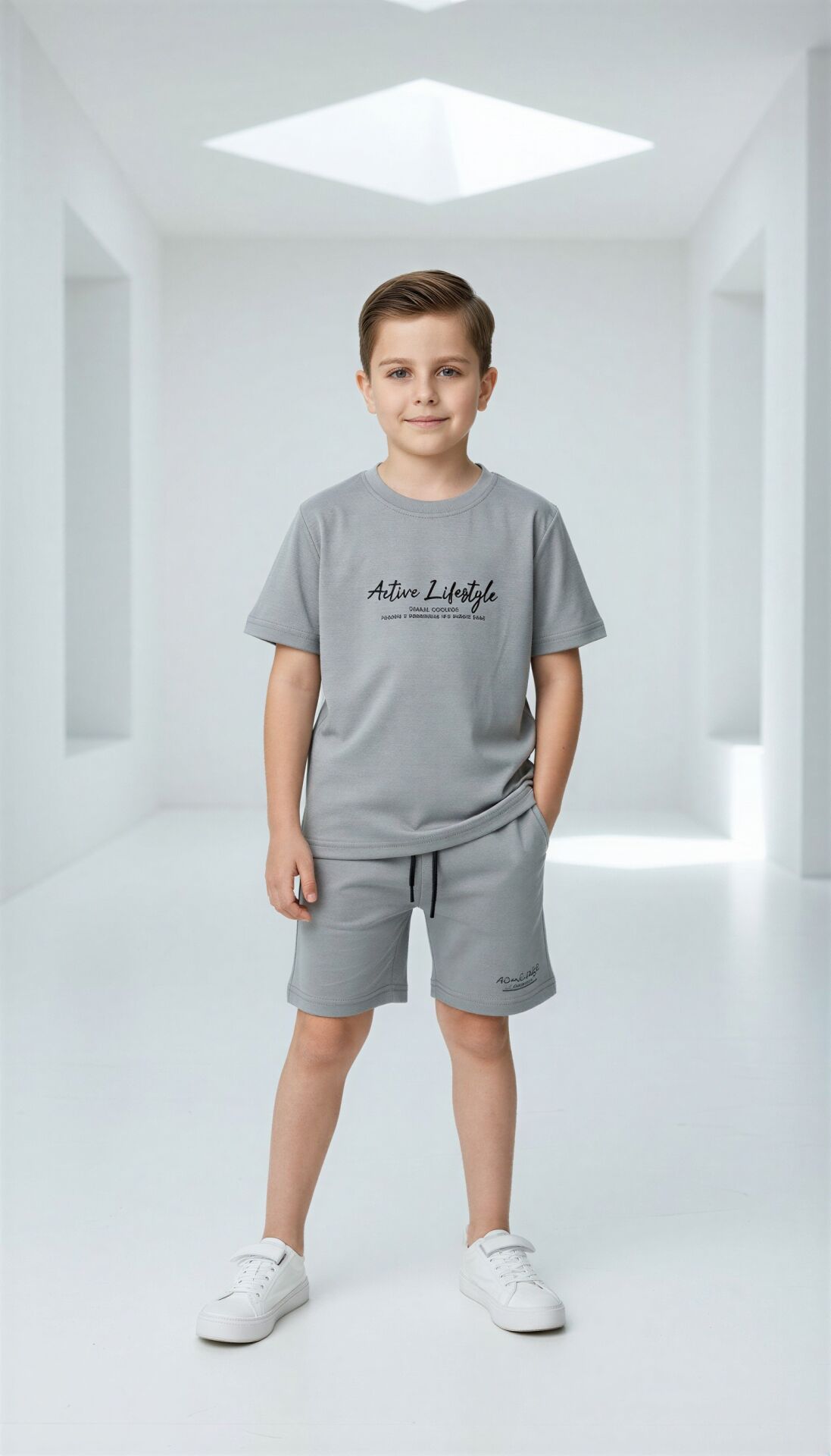 OYSHO KUMAŞ YAZLIK ERKEK ÇOCUK TAKIMI