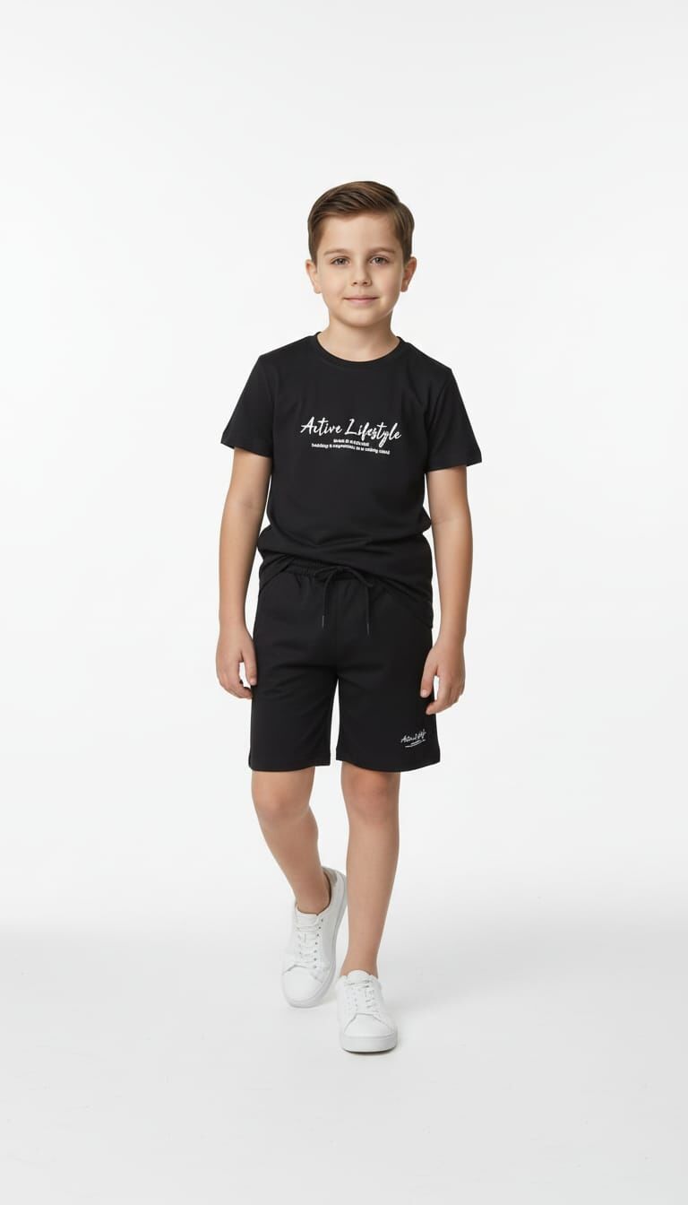 OYSHO KUMAŞ YAZLIK ERKEK ÇOCUK TAKIMI