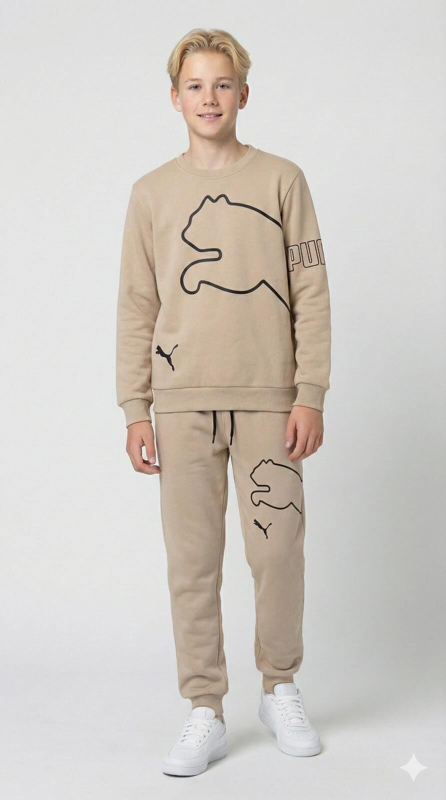 PUMA BASKILI KIŞLIK ERKEK ÇOCUK TAKIMI