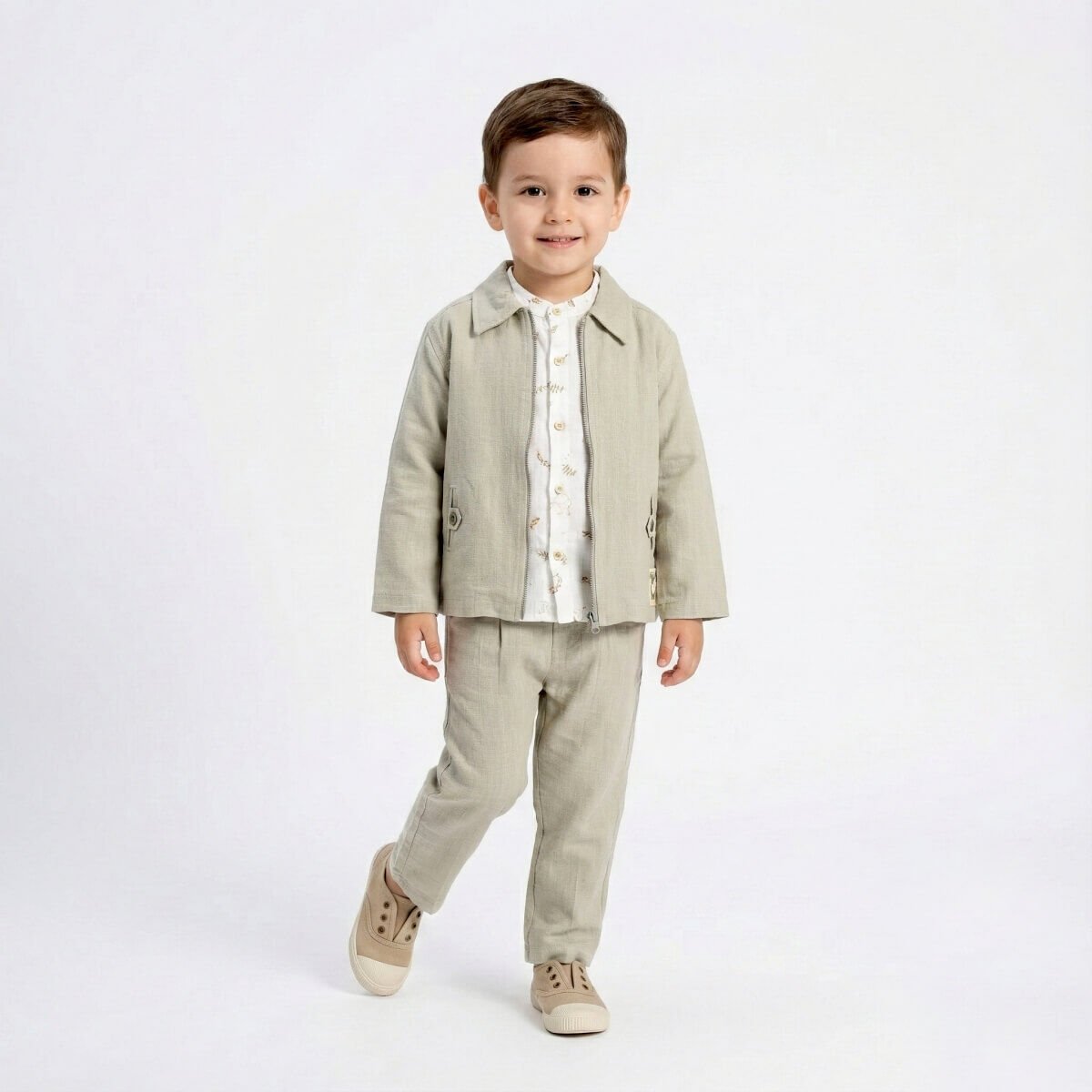 MÜSLİN KUMAŞ 3 LÜ ERKEK ÇOCUK TAKIMI