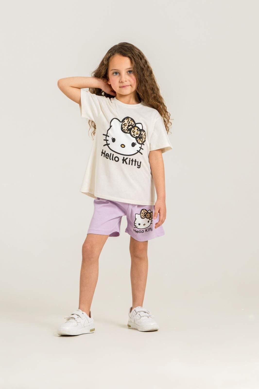 HELLO KİTTY BASKILI YAZLIK KIZ ÇOCUK TAKIMI