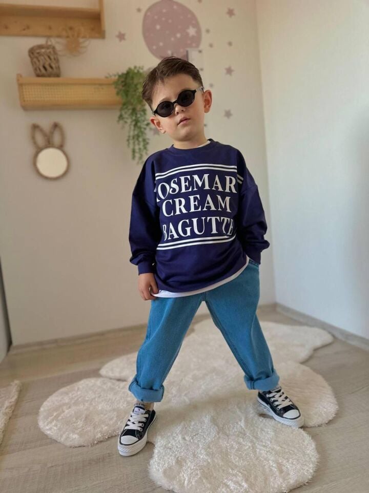 SWET VE KOT PANTOLONLU ERKEK ÇOCUK TAKIMI