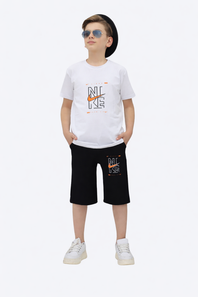 NİKE BASKILI YAZLIK ERKEK ÇOCUK TAKIMI