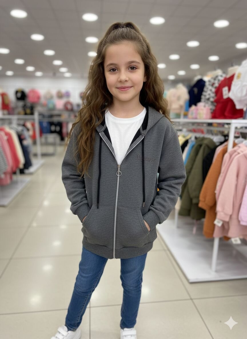 MEVSİMLİK FERMUARLI KAPŞONLU SWET