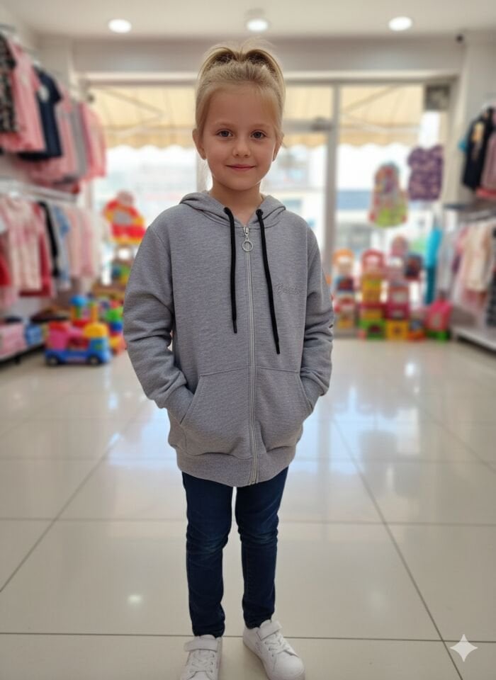 MEVSİMLİK FERMUARLI KAPŞONLU SWET